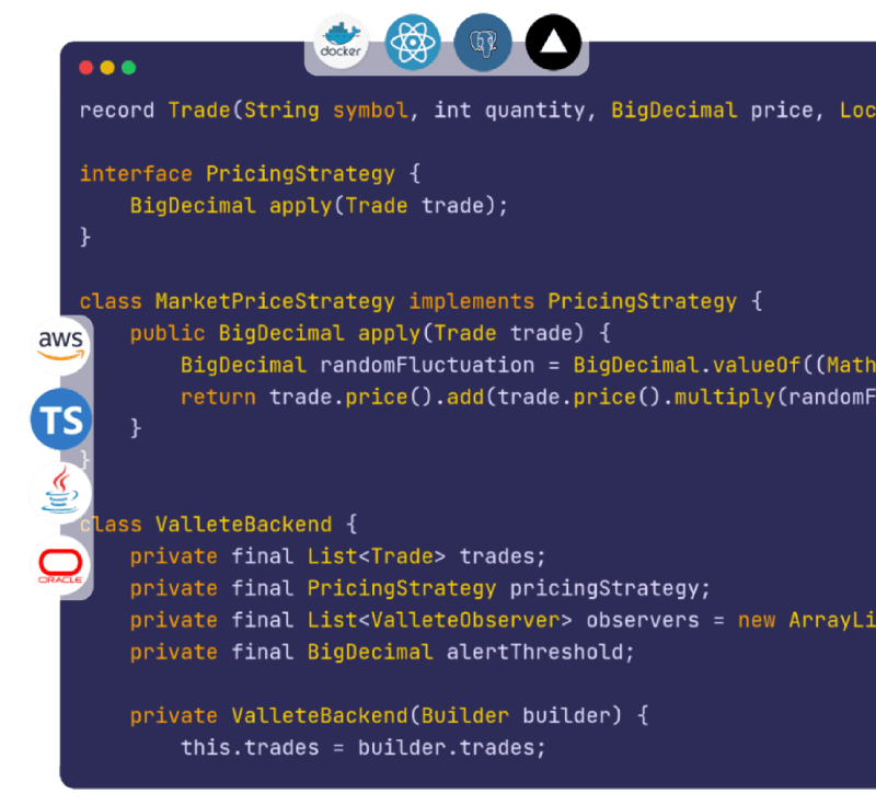 Custom software development and code illustration